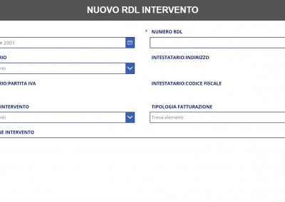 Gestione Interventi Nuovo RDL